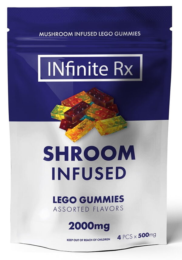 Buy INfinite Rx Shroom Infused Block Gummies Edibles (2000mg) Online